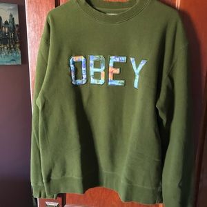Obey Olive Crewneck Sweater